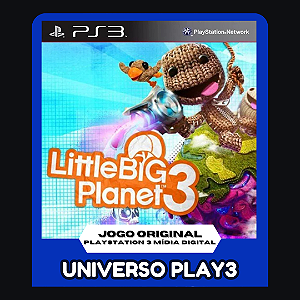 Little Big Planet 3 Dublado em Midia Digital Ps3