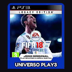 EA SPORTS FIFA 18 Legacy Edition Dublado em Midia Digital Ps3
