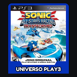 Sonic And All-Stars Racing Transformed em Midia Digital Ps3