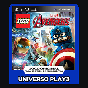 LEGO Marvel Vingadores Avengers Dublado BR em Midia Digital Ps3