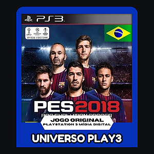 Pes 18 2018 Dublado em Midia Digital Ps3