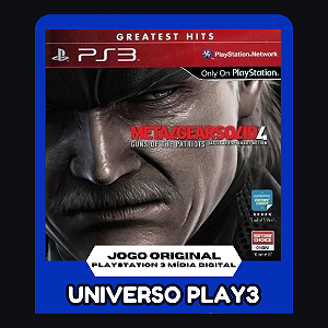 Metal Gear Solid 4 em Midia Digital Ps3