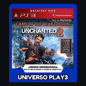 Uncharted 2 Ps3 Psn em Midia Digital