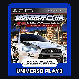 Midnight Club Los Angeles Complete Edition em Midia Digital Ps3