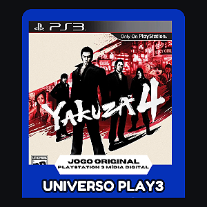 Yakuza 4 em Midia Digital Ps3