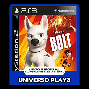 Disney Pixar Bolt Super Cão ( Clássico Ps2) em Midia Digital Ps3