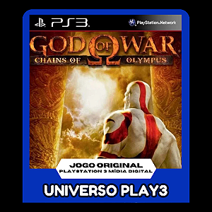 God of War Chains Of Olympus (Clássico PSP) em Midia Digital Ps3