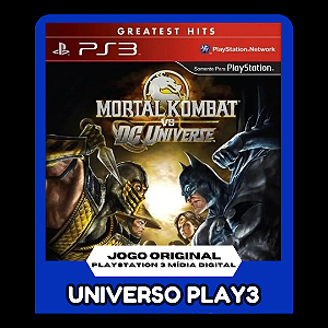 Mortal Kombat Vs Dc Universe em Midia Digital Ps3