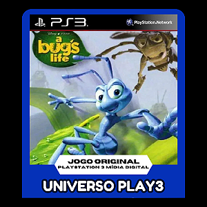 Disney Vida de Inseto "A Bugs Life" (Clássico Ps1) em Midia Digital Ps3