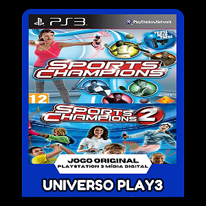 Sports Champions 1 + Sports Champions 2 em Midia Digital Ps3