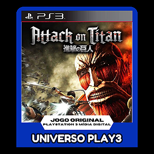 Attack on Titan em Midia Digital Ps3