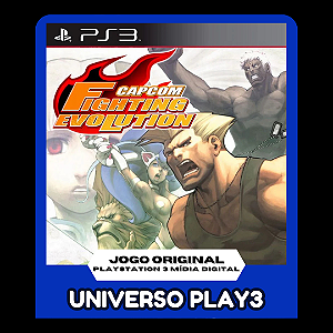 Capcom Fighting Evolution (Clássico Ps2) em Midia Digital Ps3
