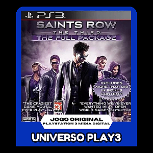 Saints Row The Third The Full Package em Midia Digital Ps3