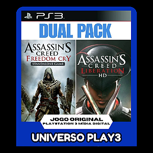 Assassins Creed Liberation HD + Freedom Cry em Midia Digital Ps3