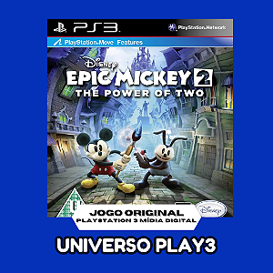 Epic Mickey 2 Legendado para ps3 em mídia digital