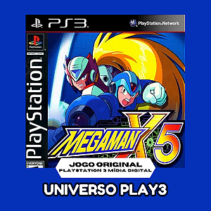 Mega Man X5 Classico para ps3 em mídia digital