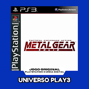 Metal Gear Solid 1 (Clássico Ps1) em Midia Digital Ps3