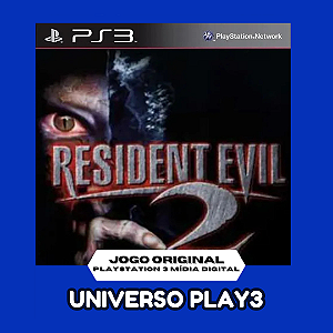 Resident Evil 2 Classico do ps1 para o ps3 em mídia digital