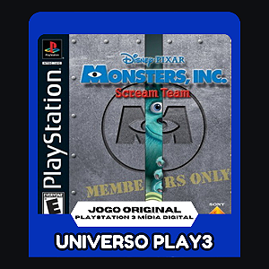 Disney•Pixar Monsters, Inc. Scream Team (PSOne Classic) em Midia Digital Ps3