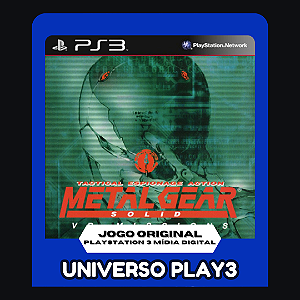 Metal Gear Solid VR Missions (PSOne Classic) em Midia Digital Ps3
