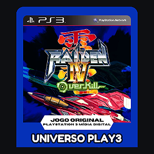 Raiden IV: OverKill em Midia Digital Ps3