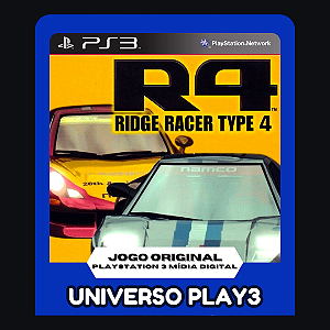 R4 Ridge Racer Type 4 (PSOne Classic) em Midia Digital Ps3