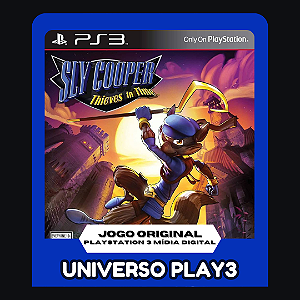 Sly Cooper Thieves in Time em Midia Digital Ps3