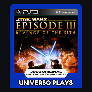 Star Wars Episode III: Revenge of the Sith (PS2 Classic) em Midia Digital Ps3