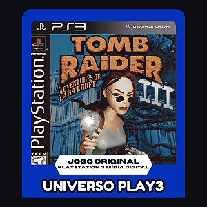 Tomb Raider III (PSOne Classic) em Midia Digital Ps3