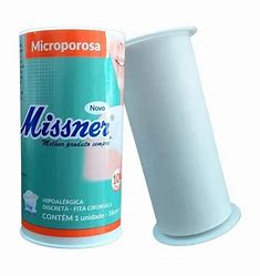 FITA MICROPORE  HIPOALERGICA  10 CM X 10 MT BRANCO MISSNER
