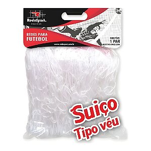 Rede futebol suiço tradicional 4,0 5,25m Cristal - REDESPORT
