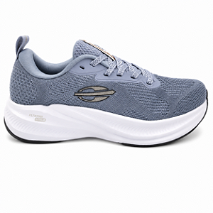 TÊNIS FEMININO CINZA/BRANCO GLITTER - MORMAII