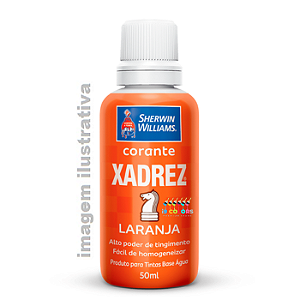 Corante Líquido 50ml - Xadrez  - Laranja
