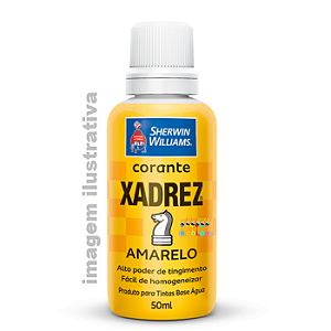 Corante Líquido 50ml - Xadrez  - Amarelo