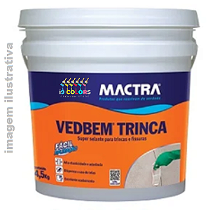 Vedatrinca Selante 4,5 quilos Mactra - Branco