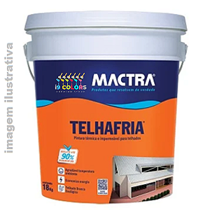 TelhaFria 18 quilos -Mactra - Branco