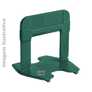 ESPACADOR NIVELADOR PISO ECO 2.0MM 50PC - Verde