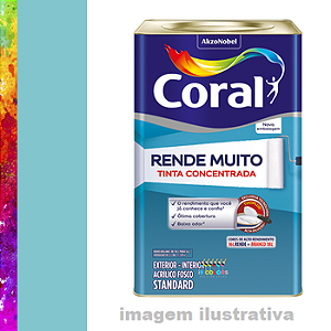 Tinta Acrílica Coral Rende Muito 16 litros - Queda Livre Coral SC