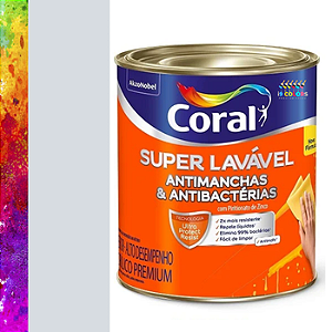 Tinta Acrílica Super Lavável 0,8 litros - Coral - Horizonte Coral SC