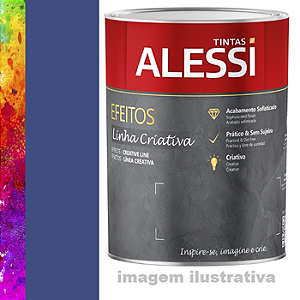 Alessi Esmalte Sintético Extra Rápido Pró  0,8 litro - Azul Cobalto Suvinil Self Color