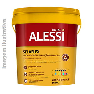 Alessi Selaflex Fundo Impermeabilizante 18 litros - Branco Fosco