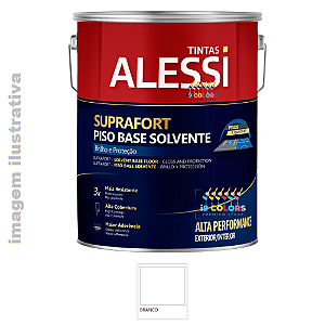 Alessi Suprafort Tinta Piso Base Solvente  3,6 litros - Branco Brilhante