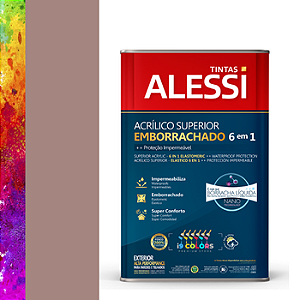 Alessi Tinta Acrílico Superior Emborrachado 6 em 1 16 Litros - AP 43-3 Purple Beach Alessi Self Color