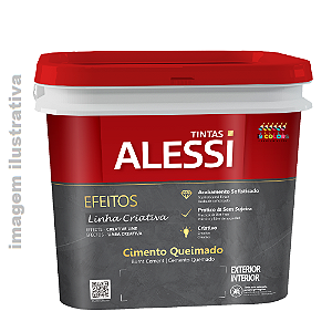 Alessi Efeito Cimento Queimado 5 quilos - Cinza Urbano