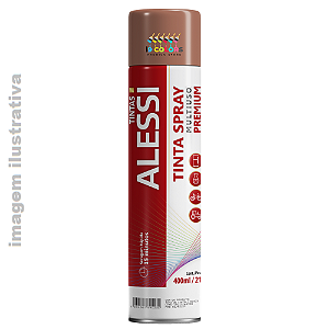 Alessi Spray Metálico Brilhante - Rosê Gold Od Metálico