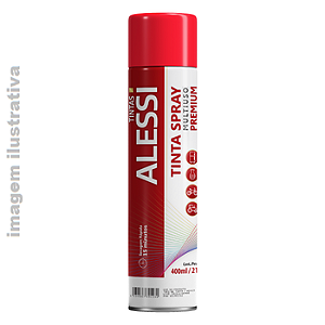 Alessi Spray Metálico Brilhante - Vermelho Metálico