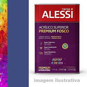 Tinta Acrílica Alessi Acrílico Superior Premium 16 litros - Azul Cobalto Suvinil