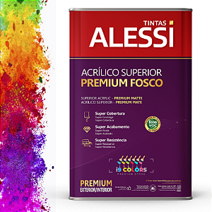 Tinta Acrílica Alessi Acrílico Superior Premium 16 litros - Base A Fosco