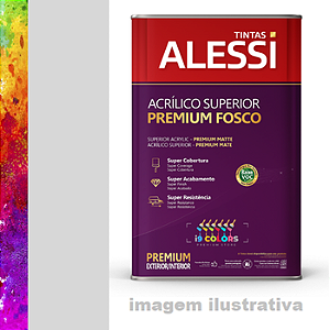 Tinta Acrílica Alessi Acrílico Superior Premium 16 litros - Campo Nevado Coral SC