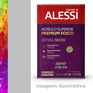 Tinta Acrílica Alessi Acrílico Superior Premium 16 litros - Troféu de Prata Coral Self Color